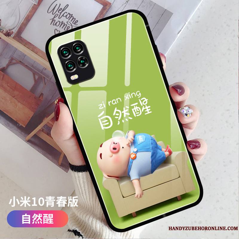 Xiaomi Mi 10 Lite Difficile Coque De Téléphone Charmant Étui Marque De Tendance Incassable Très Mince