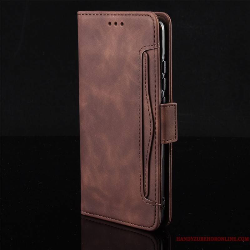 Xiaomi Mi 10 Portefeuille Rose Étui En Cuir Petit Protection Coque De Téléphone