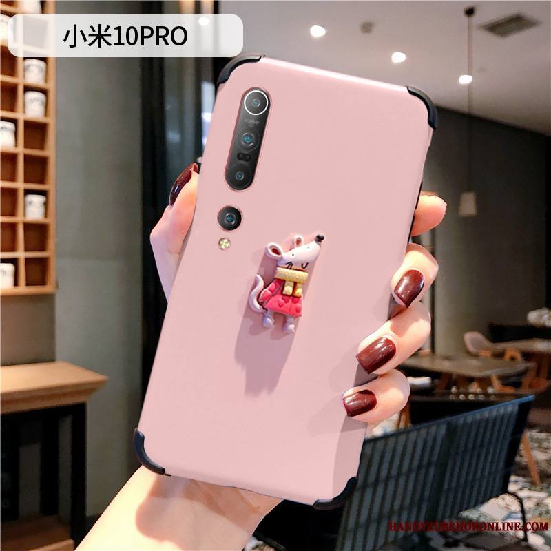 Xiaomi Mi 10 Pro Coque De Téléphone Frais Dessin Animé Petit Protection Charmant Dimensionnel