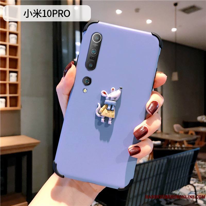 Xiaomi Mi 10 Pro Coque De Téléphone Frais Dessin Animé Petit Protection Charmant Dimensionnel