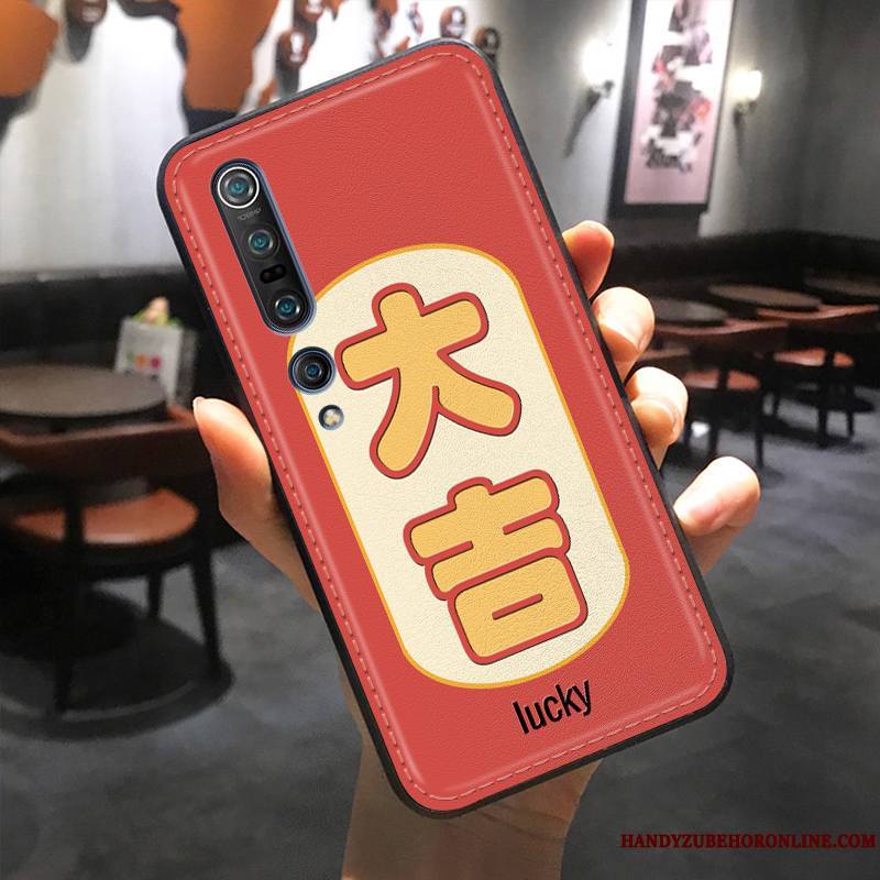 Xiaomi Mi 10 Pro Coque Tout Compris Richesse Petit Créatif Gaufrage Personnalité Modèle Fleurie