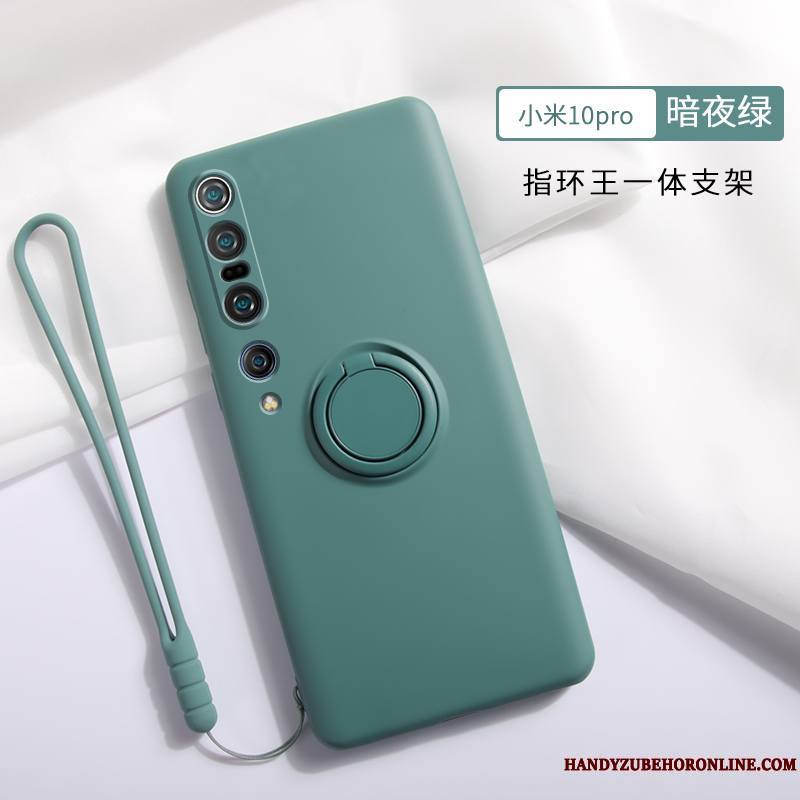 Xiaomi Mi 10 Pro Ornements Suspendus Protection Fluide Doux Support Coque De Téléphone Incassable Tout Compris