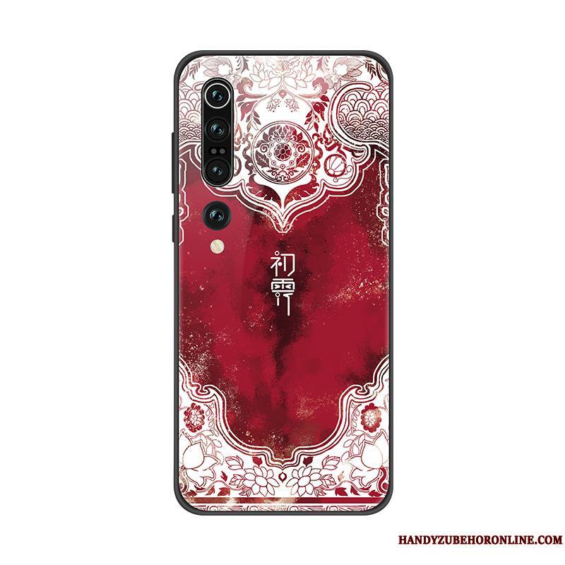 Xiaomi Mi 10 Pro Style Chinois Luxe Créatif Tendance Amoureux Rouge Coque De Téléphone