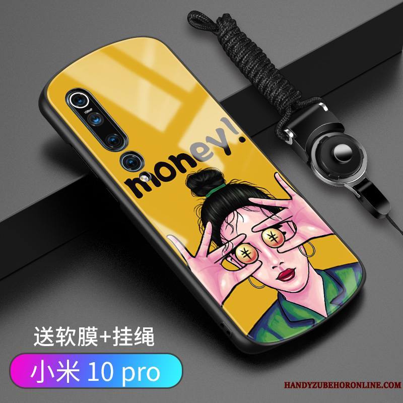 Xiaomi Mi 10 Pro Étui Rose Silicone Coque De Téléphone Petit Téléphone Portable Nouveau