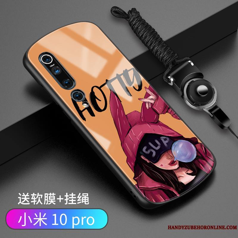 Xiaomi Mi 10 Pro Étui Rose Silicone Coque De Téléphone Petit Téléphone Portable Nouveau