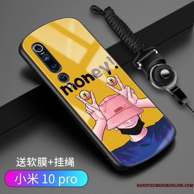 Xiaomi Mi 10 Pro Étui Rose Silicone Coque De Téléphone Petit Téléphone Portable Nouveau