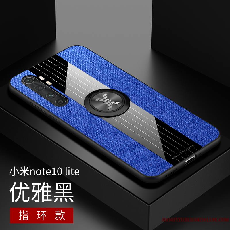 Xiaomi Mi Note 10 Lite Personnalité Tout Compris Téléphone Portable Coque Pu Protection Simple
