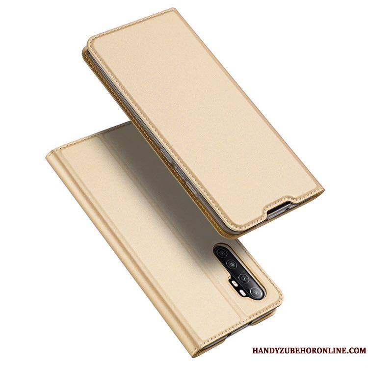 Xiaomi Mi Note 10 Lite Rose Coque De Téléphone Petit Étui En Cuir Business