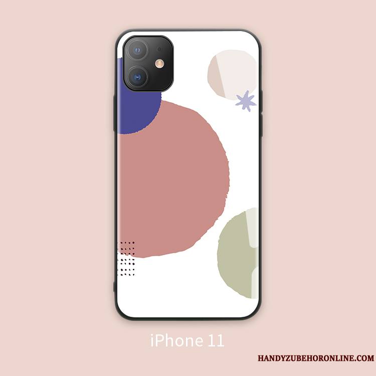 iPhone 11 Coque De Téléphone Incassable Tout Compris Personnalité Fluide Doux Créatif Marque De Tendance