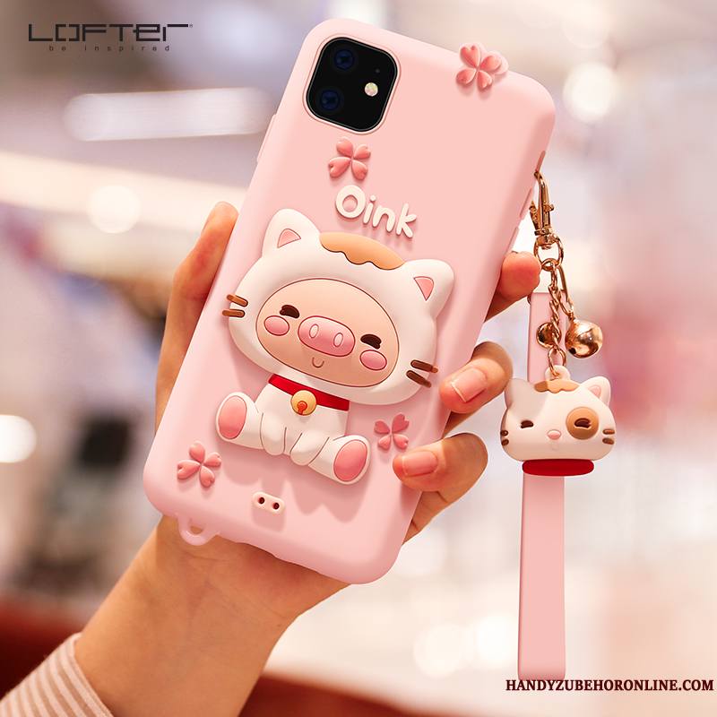 iPhone 11 Coque Dessin Animé Étui Incassable Nouveau Protection Fluide Doux Silicone