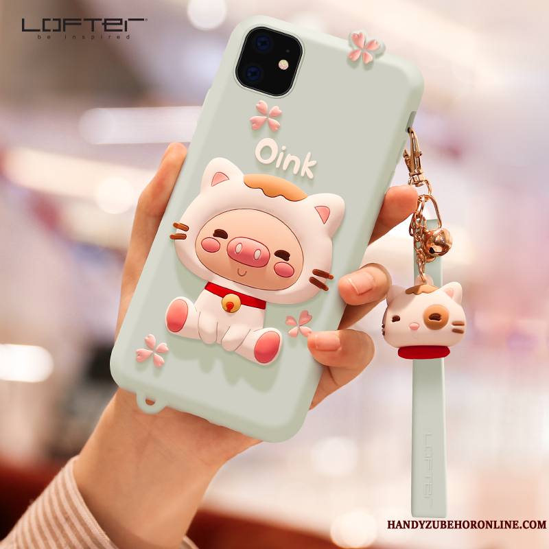 iPhone 11 Coque Dessin Animé Étui Incassable Nouveau Protection Fluide Doux Silicone