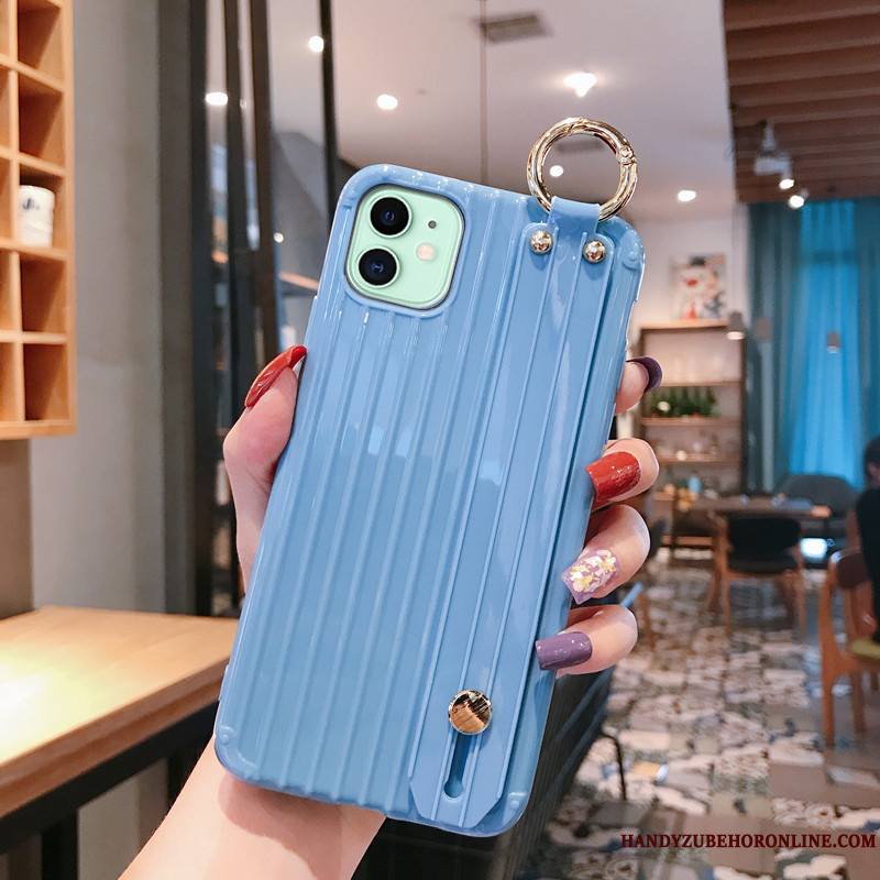 iPhone 11 Coque Frais Incassable Silicone Tout Compris Créatif Jaune Personnalité