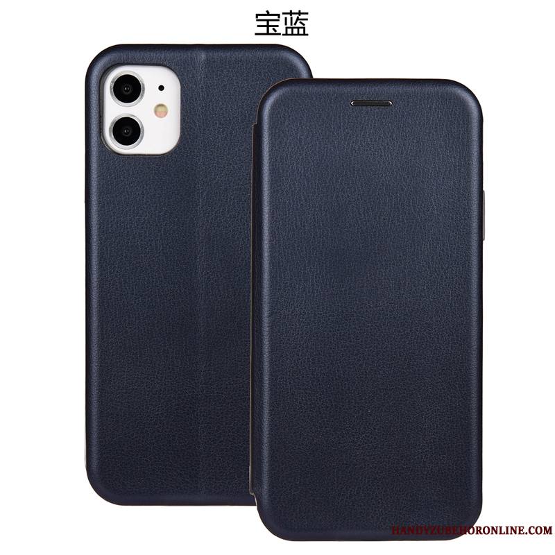 iPhone 11 Housse Coque Tendance Incassable Noir Protection Magnétisme