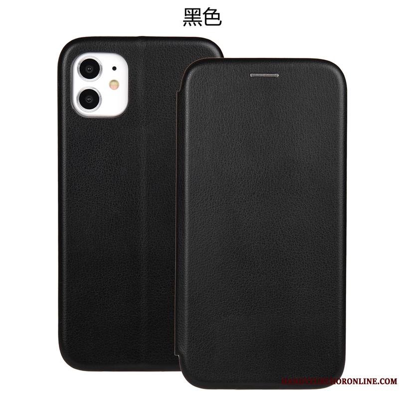 iPhone 11 Housse Coque Tendance Incassable Noir Protection Magnétisme