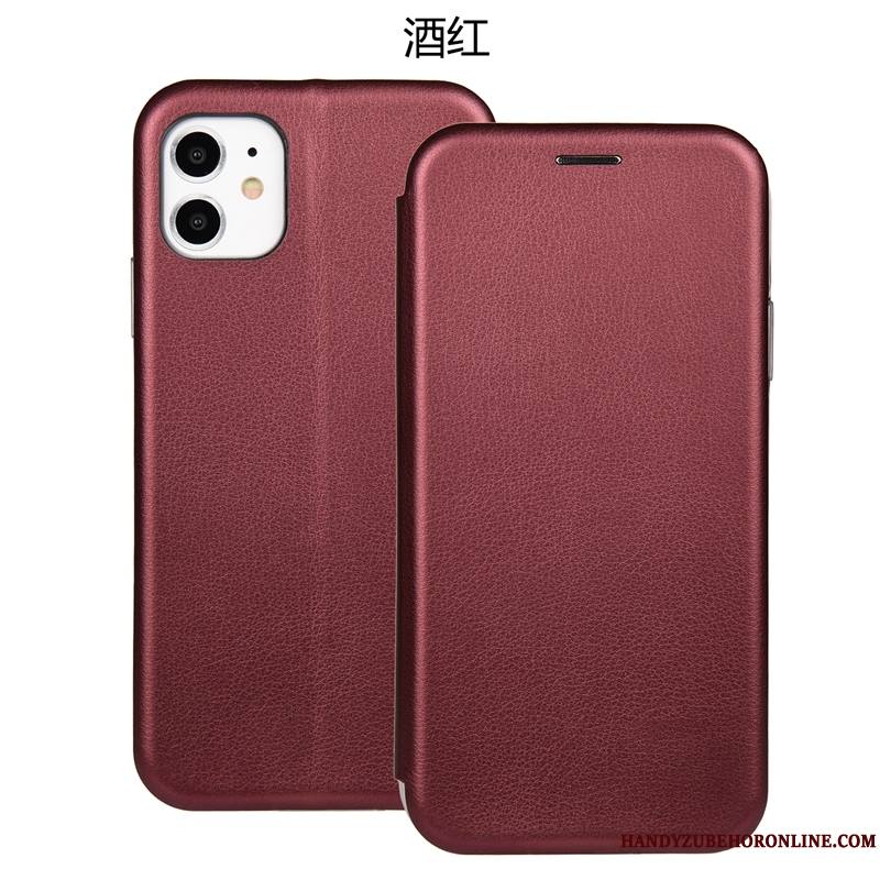 iPhone 11 Housse Coque Tendance Incassable Noir Protection Magnétisme