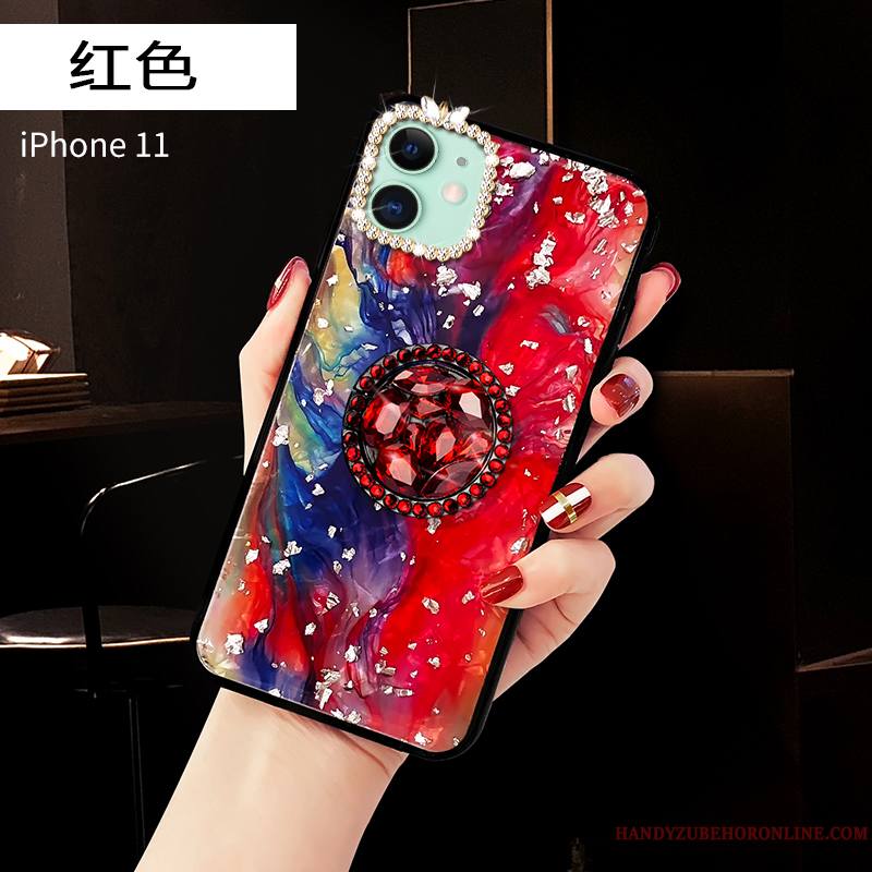 iPhone 11 Marque De Tendance Incassable Personnalité Coque De Téléphone Luxe Net Rouge Nouveau