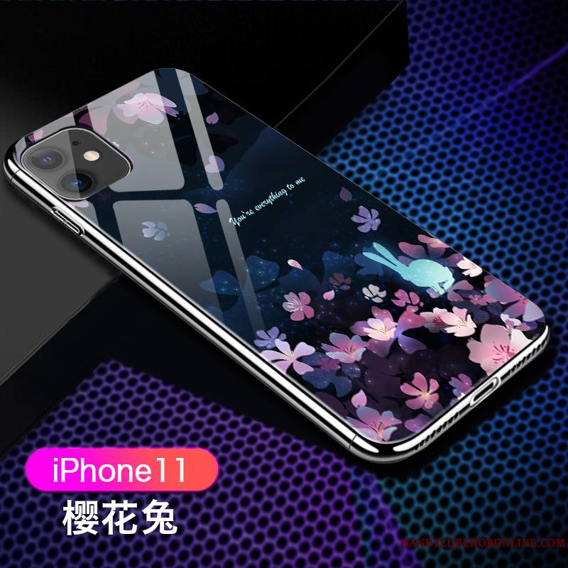 iPhone 11 Nouveau Silicone Coque De Téléphone Incassable Transparent Placage Tendance