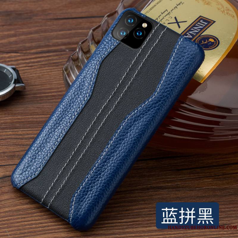 iPhone 11 Pro Bleu Étui Coque Personnalisé Luxe Marque De Tendance Créatif