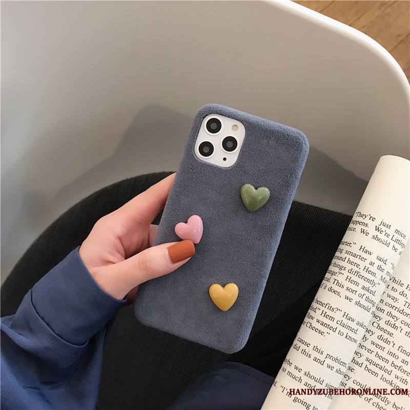 iPhone 11 Pro Coque Créatif Étui Incassable Amour Fluide Doux Personnalité