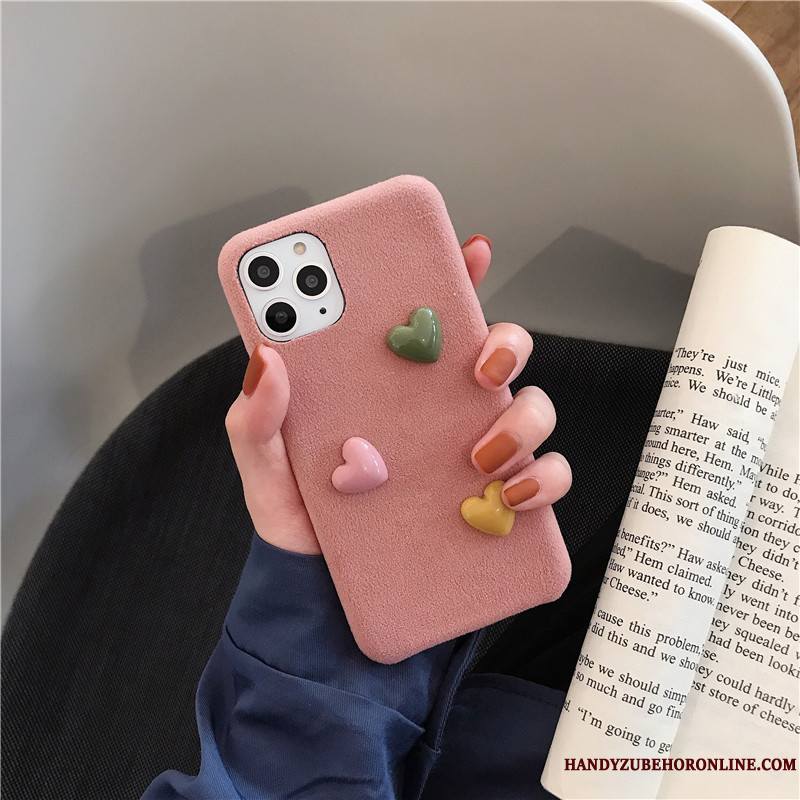 iPhone 11 Pro Coque Créatif Étui Incassable Amour Fluide Doux Personnalité