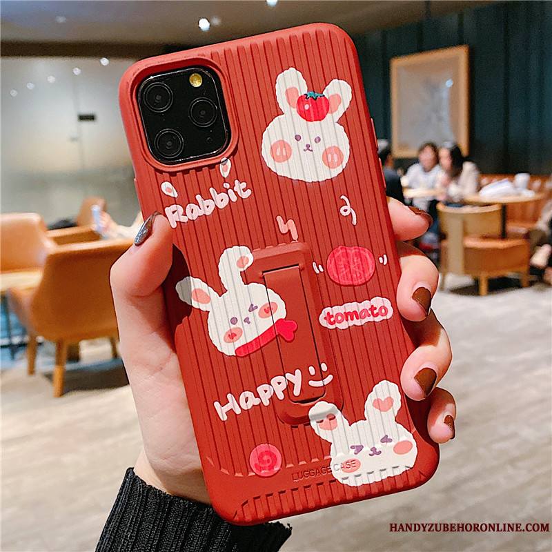 iPhone 11 Pro Coque Dessin Animé Charmant Incassable Amoureux Tendance Ours Petit