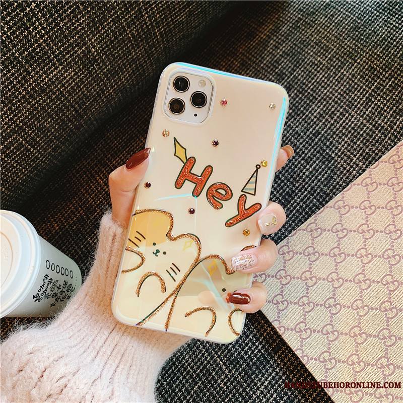 iPhone 11 Pro Coque Incassable Personnalité Créatif Nouveau Mignonne Charmant Rat