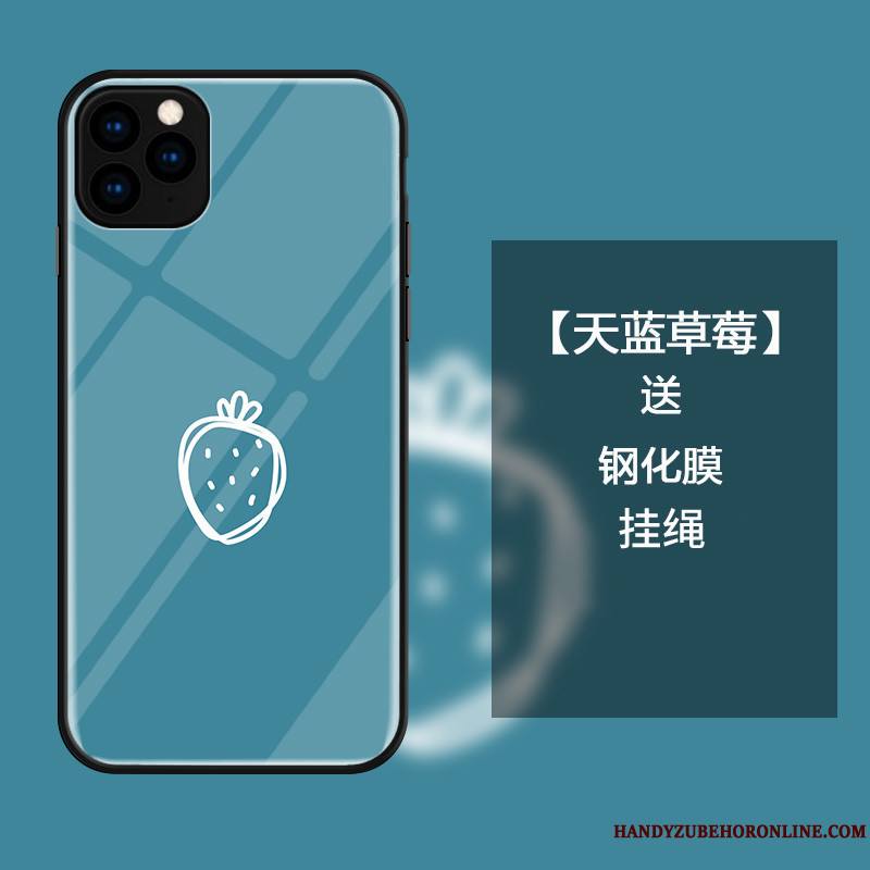 iPhone 11 Pro Coque Simple Frais Incassable Protection Petit Mode Étui