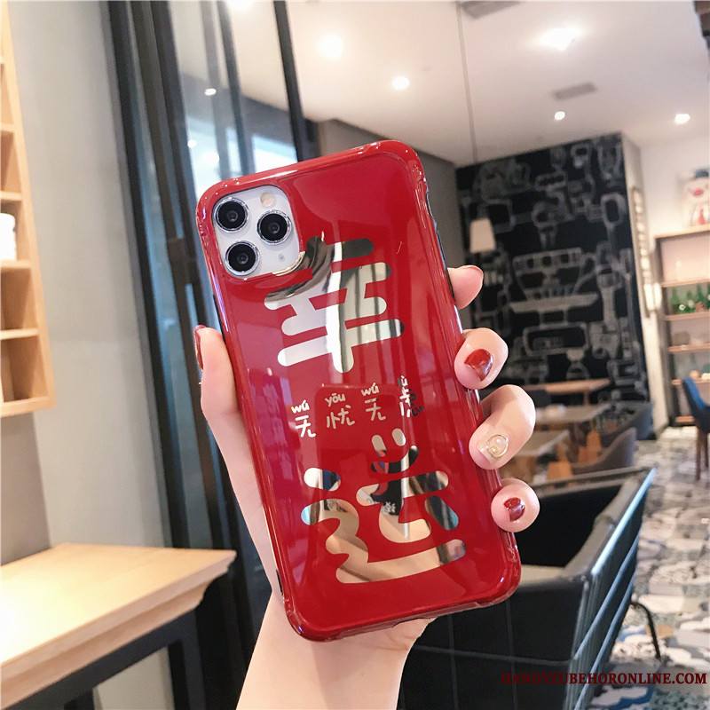 iPhone 11 Pro Max Coque De Téléphone Incassable Nouveau Luxe Amoureux Rouge Étui