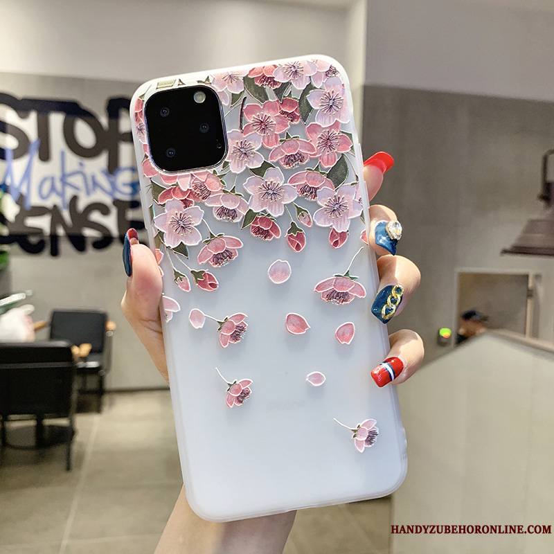 iPhone 11 Pro Max Coque De Téléphone Style Chinois Tendance Nouveau Tout Compris Protection Délavé En Daim