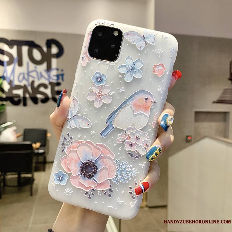 iPhone 11 Pro Max Coque De Téléphone Style Chinois Tendance Nouveau Tout Compris Protection Délavé En Daim