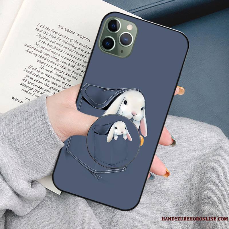 iPhone 11 Pro Max Coque Dessin Animé Marque De Tendance Fluide Doux Net Rouge Incassable Étui Support