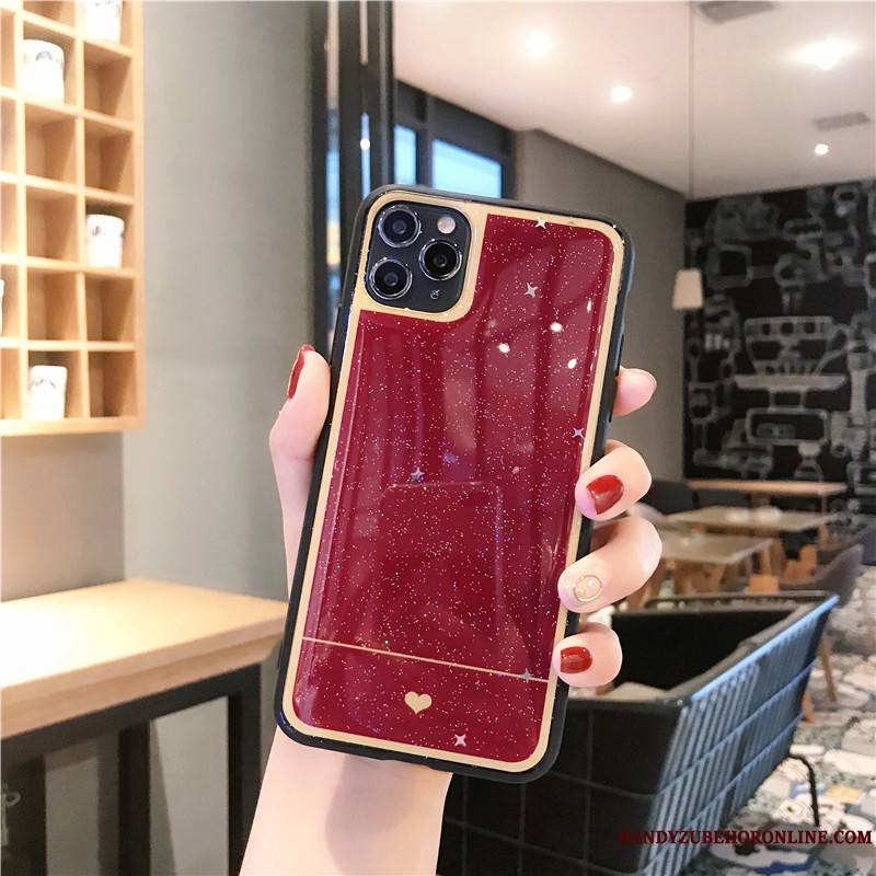 iPhone 11 Pro Max Coque Tout Compris Étui Incassable Rose Vert Rouge Luxe