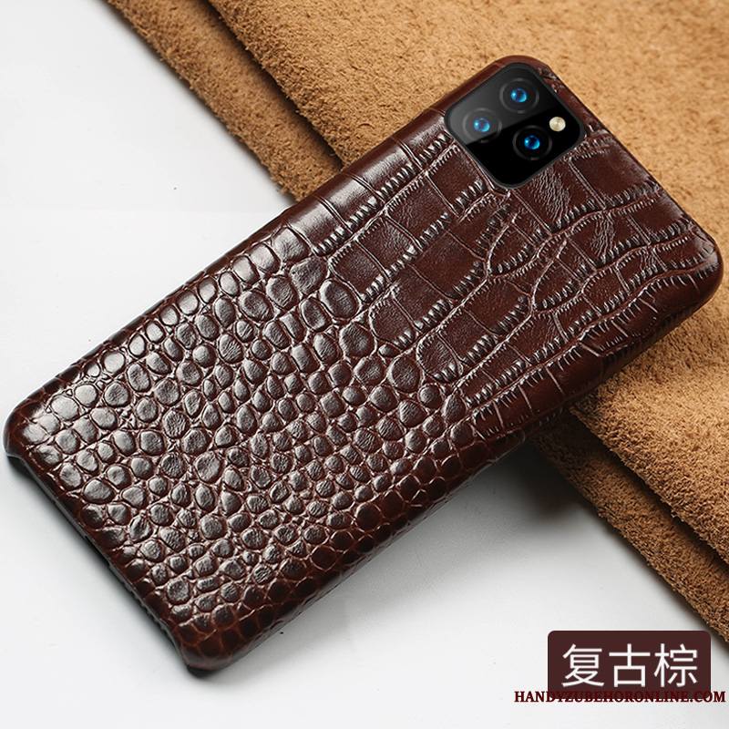 iPhone 11 Pro Max Coque Très Mince Personnalisé Business Nouveau Sac Simple Luxe