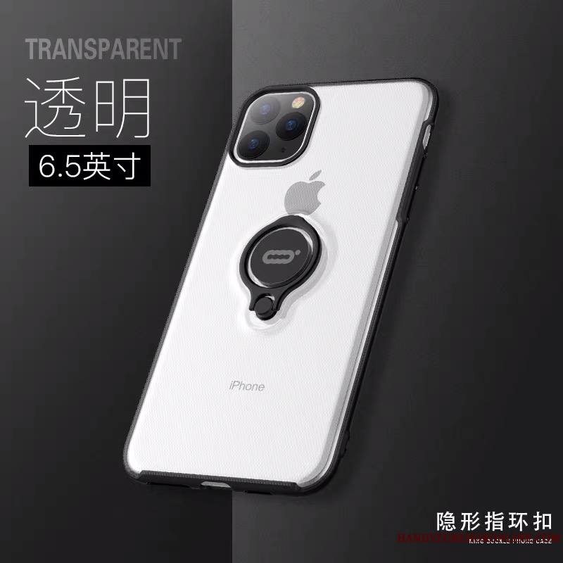 iPhone 11 Pro Max Créatif Coque De Téléphone À Bord Transparent Ballon Vert Magnétisme