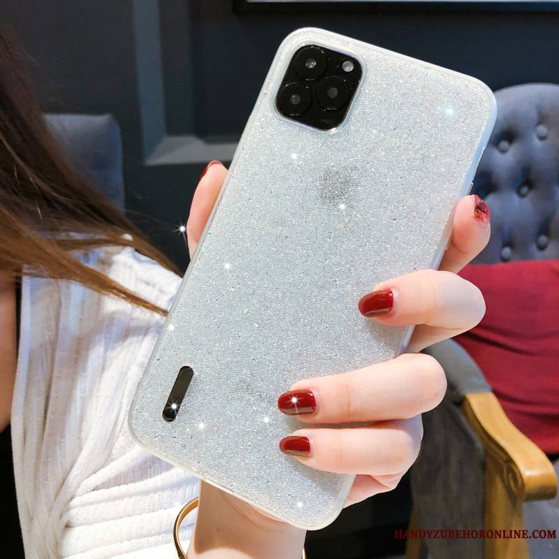 iPhone 11 Pro Max Créatif Dégradé Tout Compris Coque Tendance Strass Fluide Doux