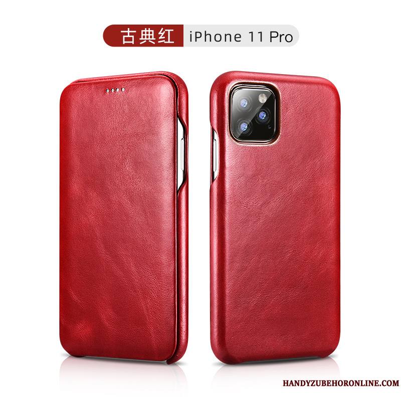 iPhone 11 Pro Max Cuir Tout Compris Nouveau Vintage Coque Qualité Luxe