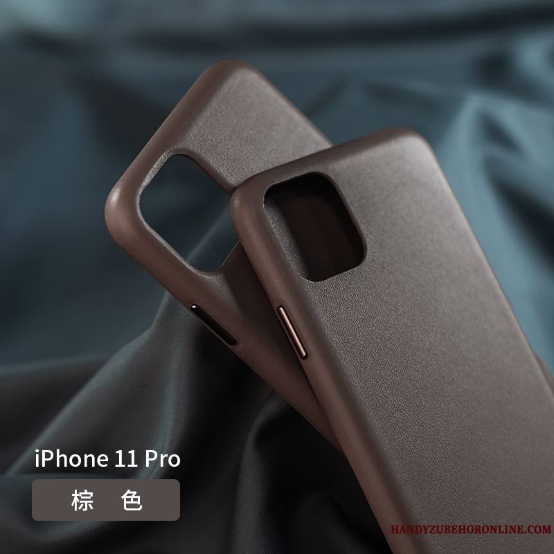 iPhone 11 Pro Max Incassable Nouveau Tout Compris Luxe Coque De Téléphone Étui Cuir Véritable