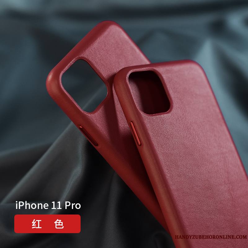 iPhone 11 Pro Max Incassable Nouveau Tout Compris Luxe Coque De Téléphone Étui Cuir Véritable