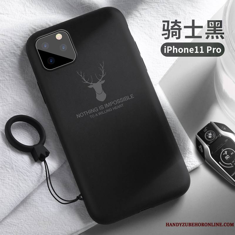 iPhone 11 Pro Max Incassable Protection Vert Étui Silicone Tout Compris Coque