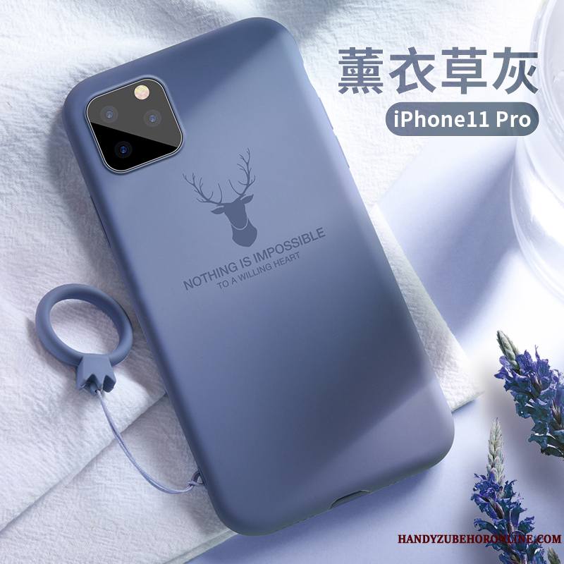 iPhone 11 Pro Max Incassable Protection Vert Étui Silicone Tout Compris Coque