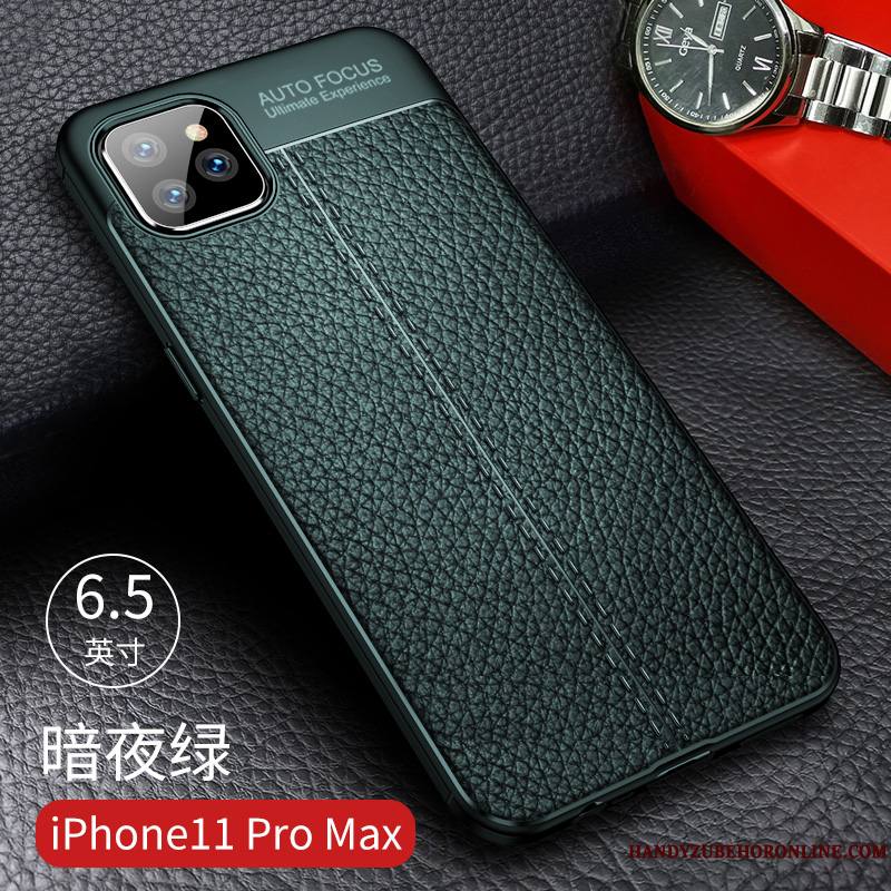 iPhone 11 Pro Max Protection Marque De Tendance Silicone Nouveau Tout Compris Créatif Coque De Téléphone