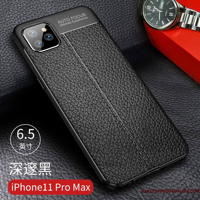 iPhone 11 Pro Max Protection Marque De Tendance Silicone Nouveau Tout Compris Créatif Coque De Téléphone