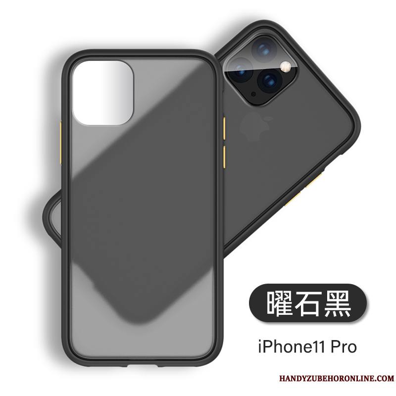 iPhone 11 Pro Max Très Mince Luxe Transparent Coque De Téléphone Délavé En Daim Silicone Tendance