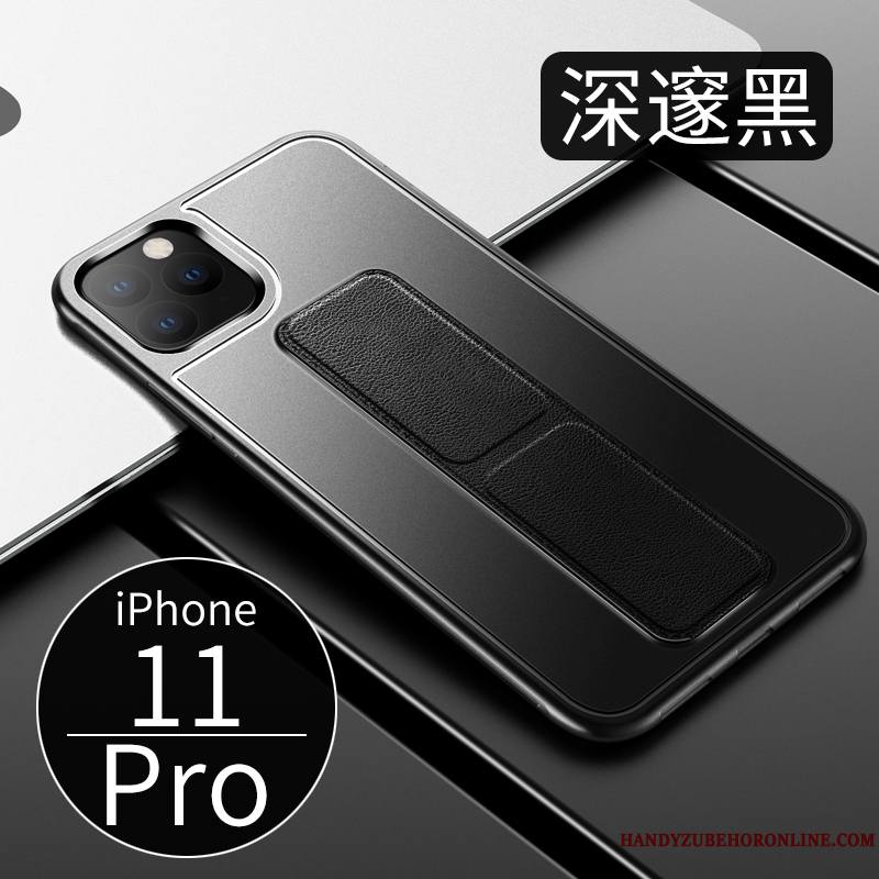 iPhone 11 Pro Max Étui En Cuir Incassable Coque De Téléphone Protection Fluide Doux Tout Compris Nouveau