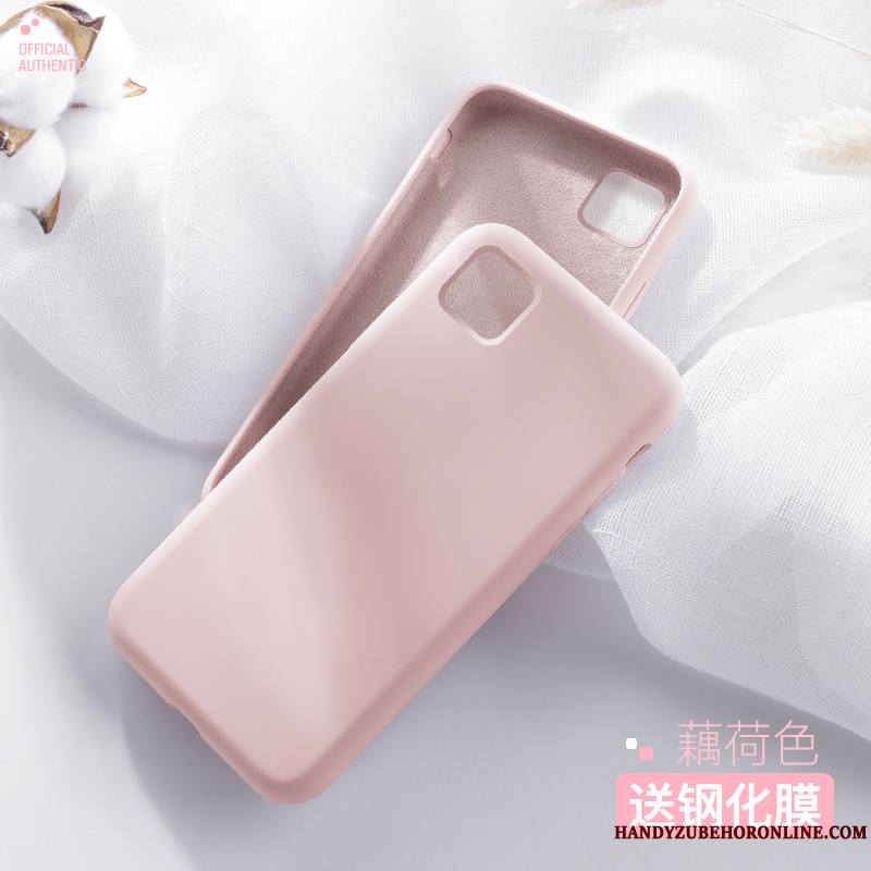 iPhone 11 Pro Nouveau Coque De Téléphone Rouge Tout Compris Silicone Net Rouge Incassable