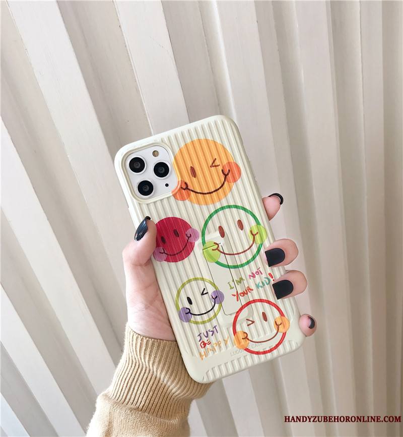 iPhone 11 Pro Simple Charmant Étui Coque Souriant Tout Compris Incassable