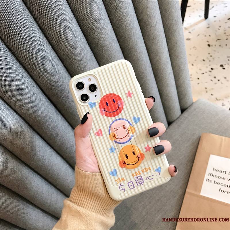 iPhone 11 Pro Simple Charmant Étui Coque Souriant Tout Compris Incassable