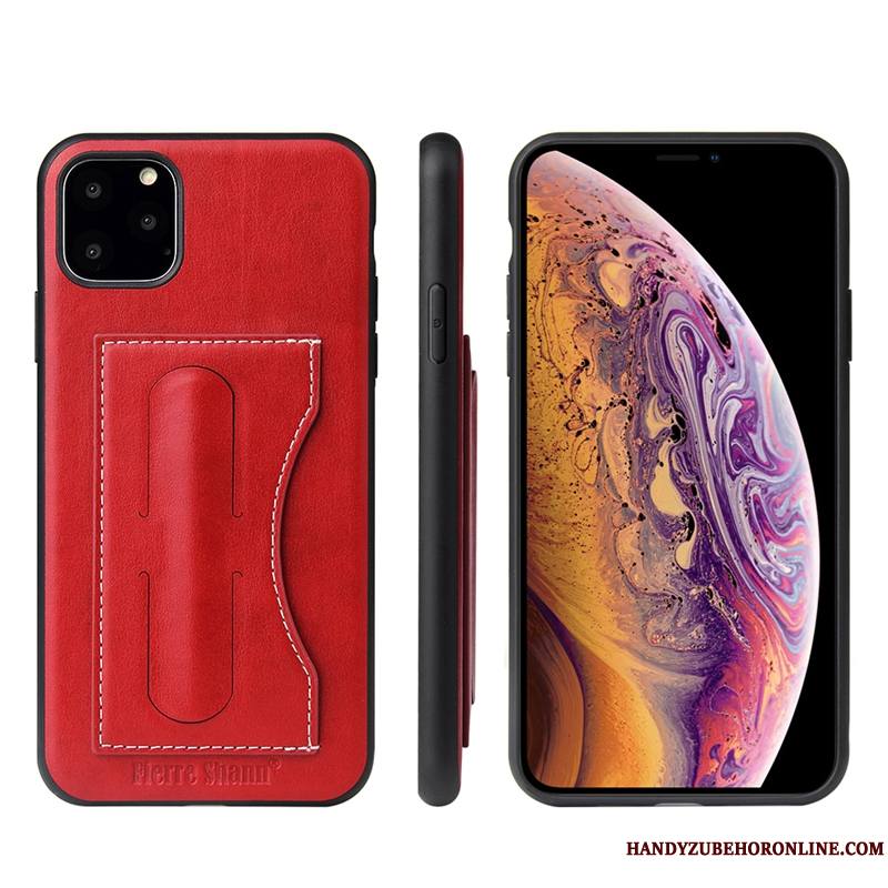 iPhone 11 Pro Simple Protection Contre Les Explosions Coque De Téléphone Incassable Carte Téléphone Portable Étui