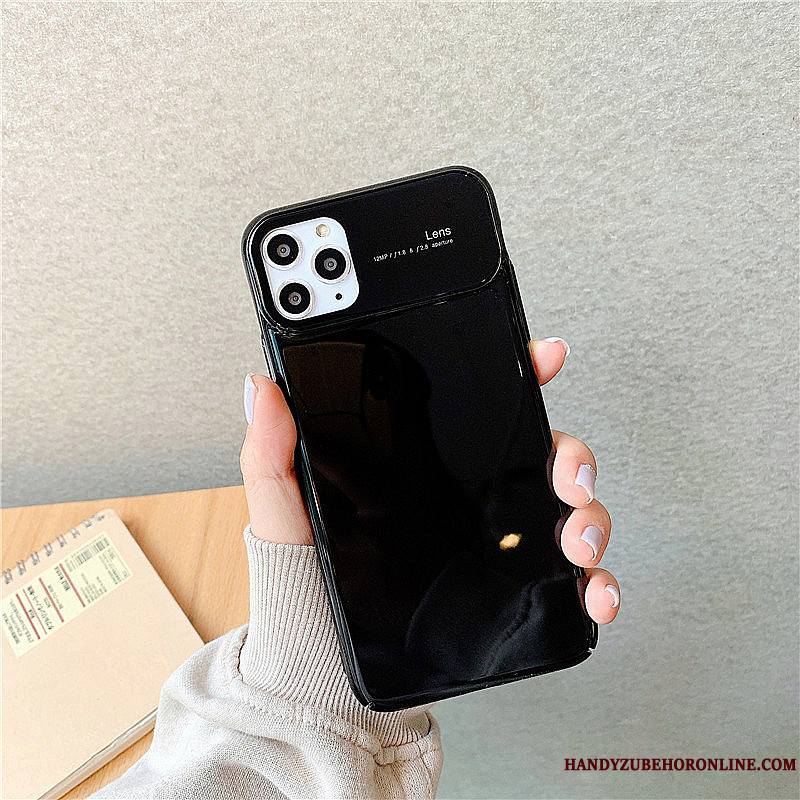 iPhone 11 Pro Tendance Jaune Couleur Unie Étui Simple Coque De Téléphone