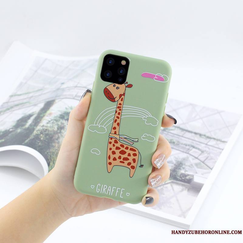 iPhone 11 Pro Tout Compris Vert Étui Incassable Fluide Doux Silicone Coque De Téléphone